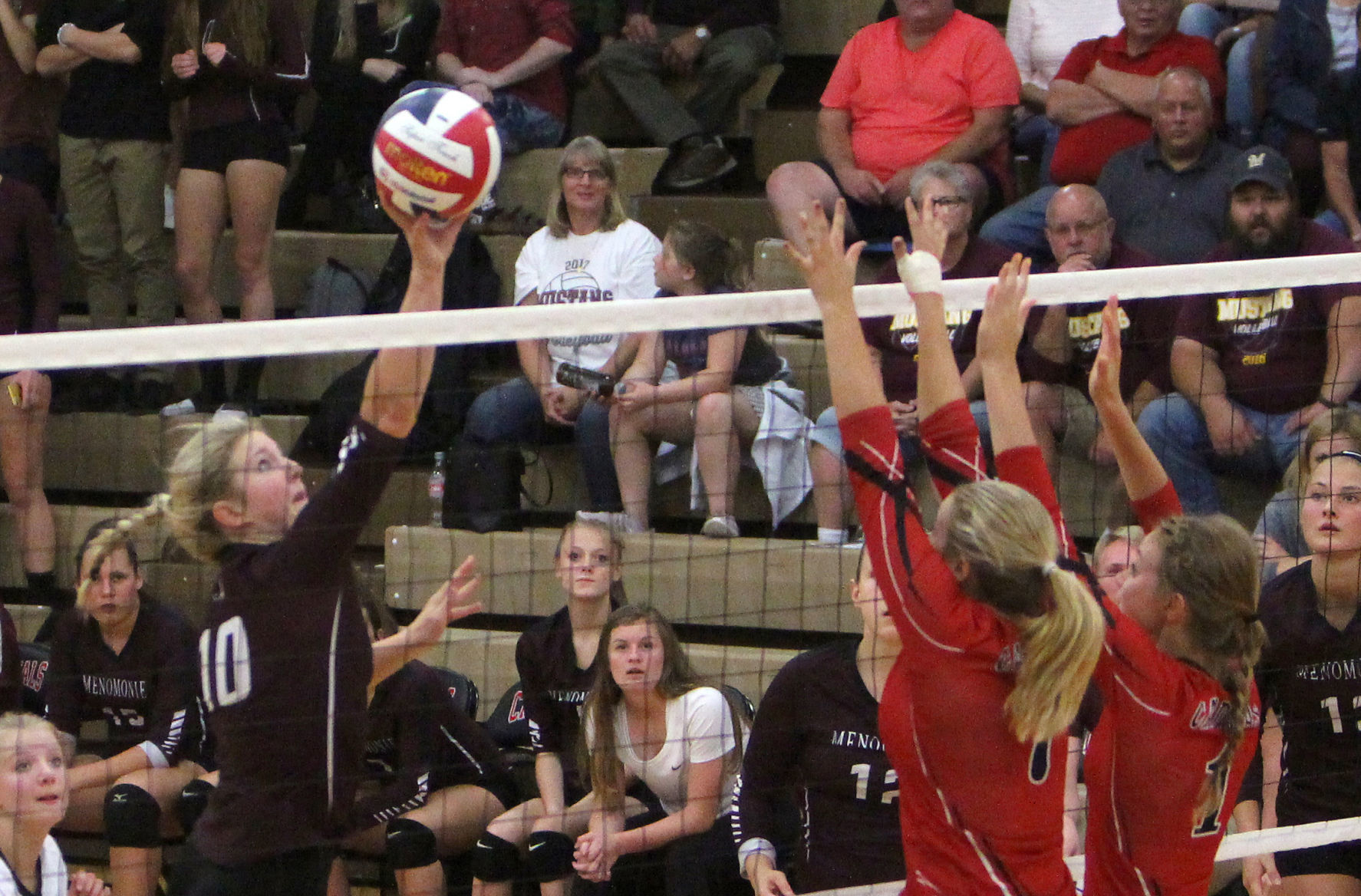 Menomonie at Chi-Hi volleyball 9-6-18